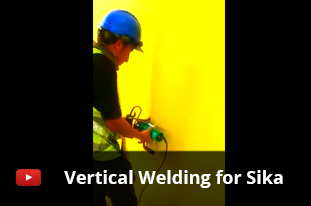 Crystal Lining - Vertical Welding for Sika Plan Waterproof