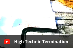 Crystal Lining - High Technic Termination HDPE Liner with Concrete
