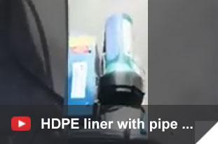 Crystal Lining - HDPE liner with pipe Penteration 1